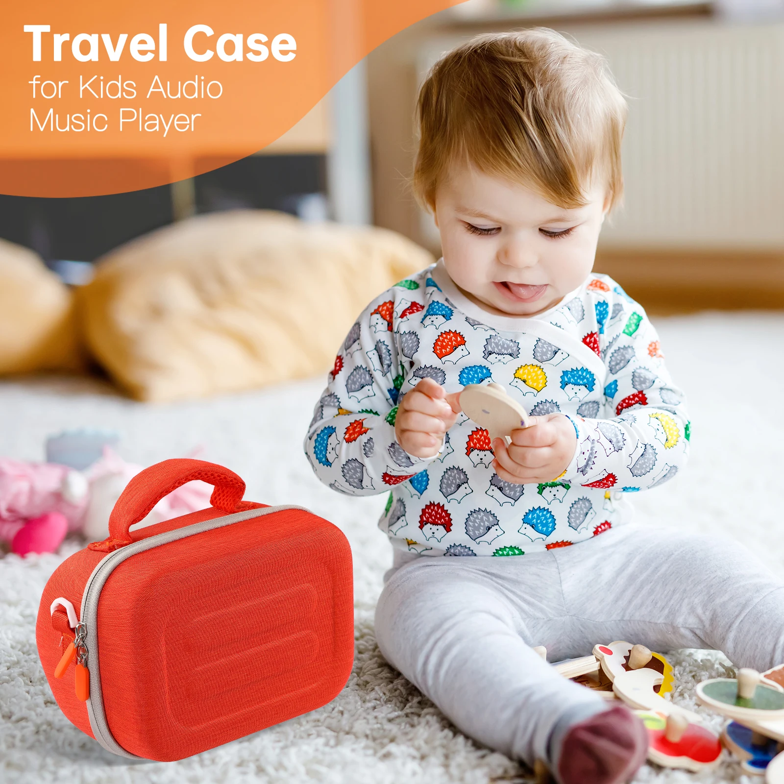 Estuche rígido de EVA para REPRODUCTOR DE Yoto (3. ª generación), Mini reproductor de música para niños, bolso de mano, caja protectora de viaje, estuche de transporte, bolsa de almacenamiento - imagen 2