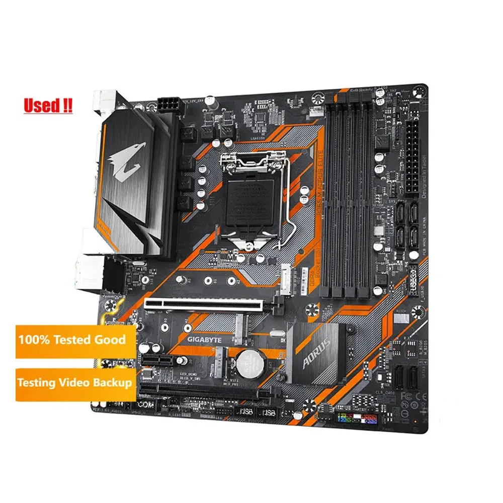 GIGABYTE B365M AORUS ELITE Micro ATX Intel B365 M.2 SSD New 64G Double Channel Support 8 9 Gen LGA 1151 CPU Motherboard - imagen 2