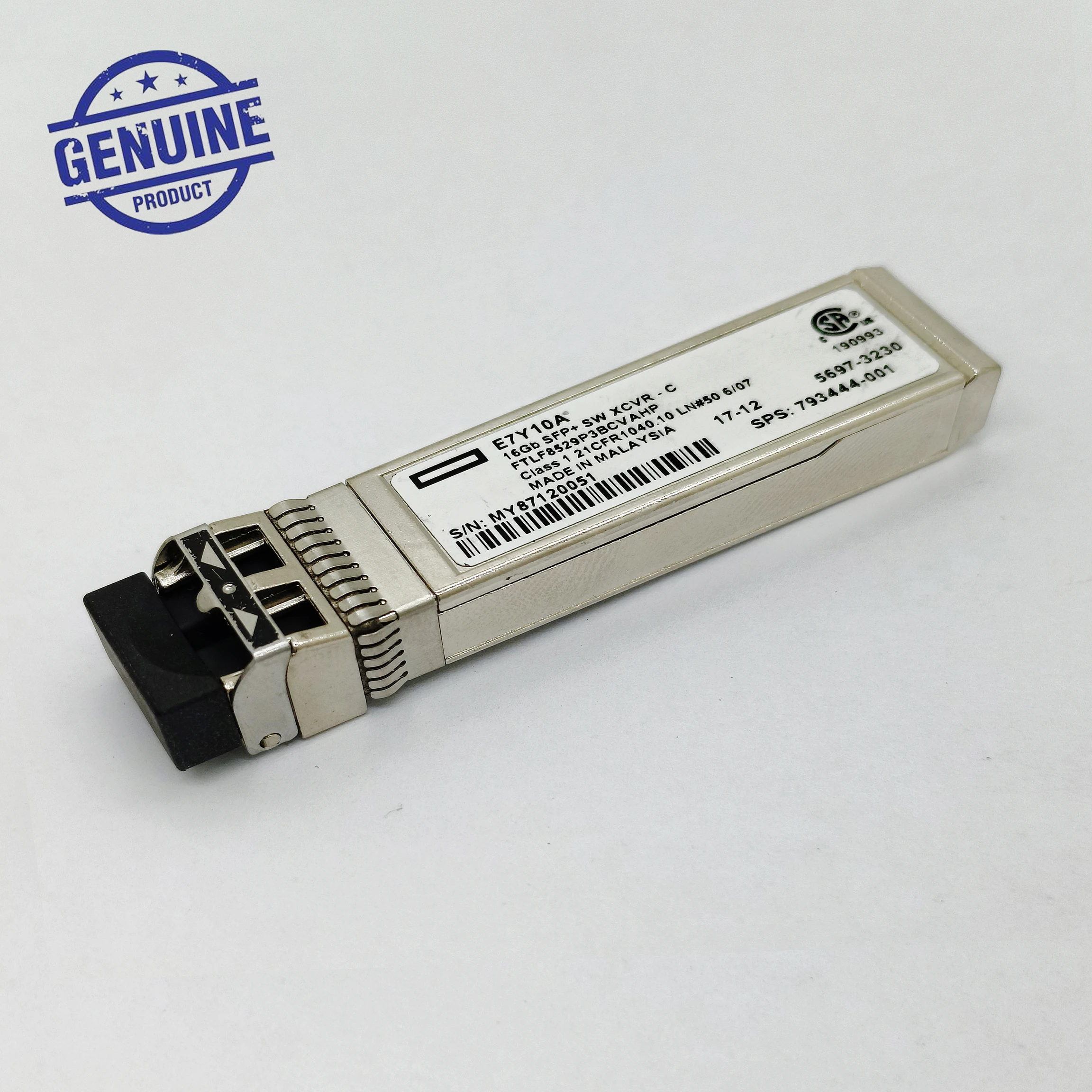 Genuino para HPE E7Y10A 16Gb SW XCVR FTLF8529P3BCVAHP SPS 793444 -001 Módulo óptico transceptor de onda corta SFP+ 850 nm - imagen 2