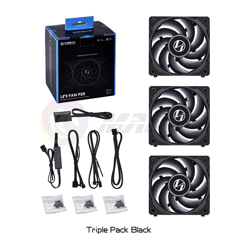 Triple Pack Black