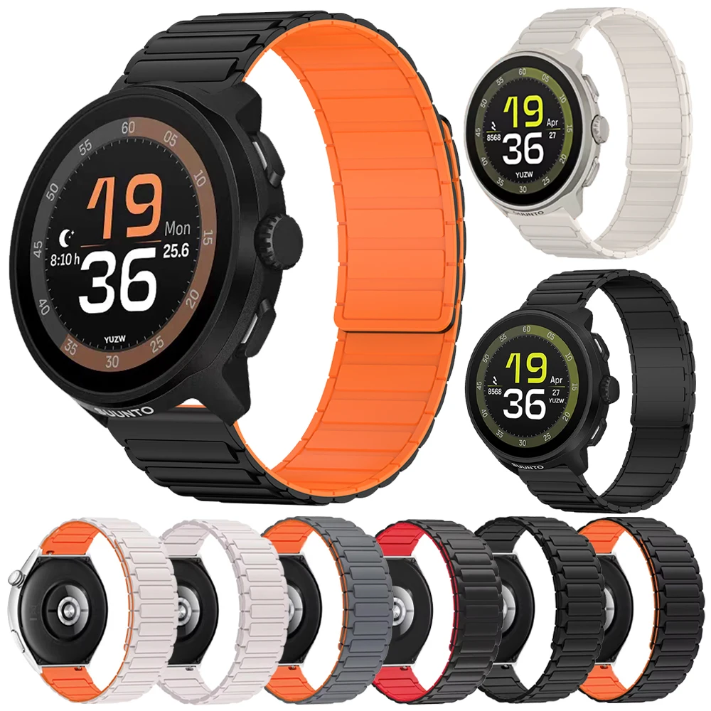 Correa de 22mm para SUUNTO RUN/RACE S/OCEAN/VERTICAL/5 9 PEAK PRO, correa de reloj de bucle magnético para COROS PACE 3 APEX 2 Pro, pulsera - imagen 2