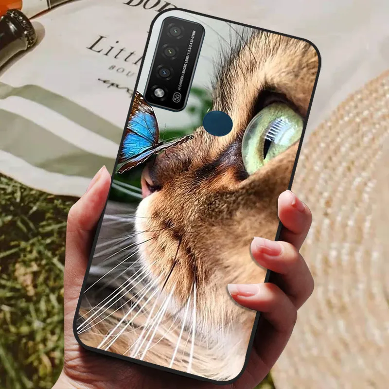 Funda de silicona suave para teléfono, carcasa trasera de TPU de lujo para TCL 20 R 5G, bolsa protectora de 6,52 pulgadas - imagen 2