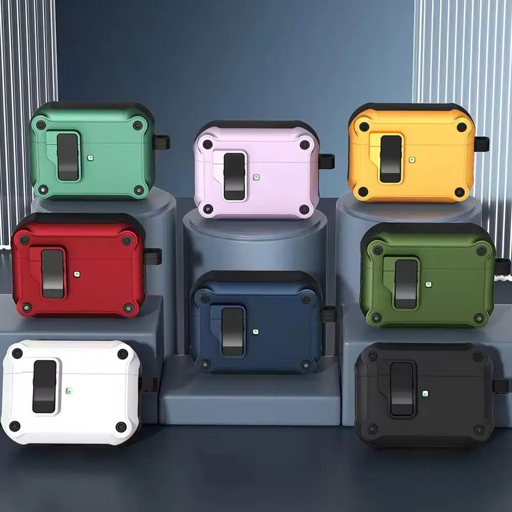 Funda protectora de TPU para auriculares Airpods Pro 3, carcasa para auriculares resistente a los arañazos a prueba de golpes E3Q3 - imagen 2