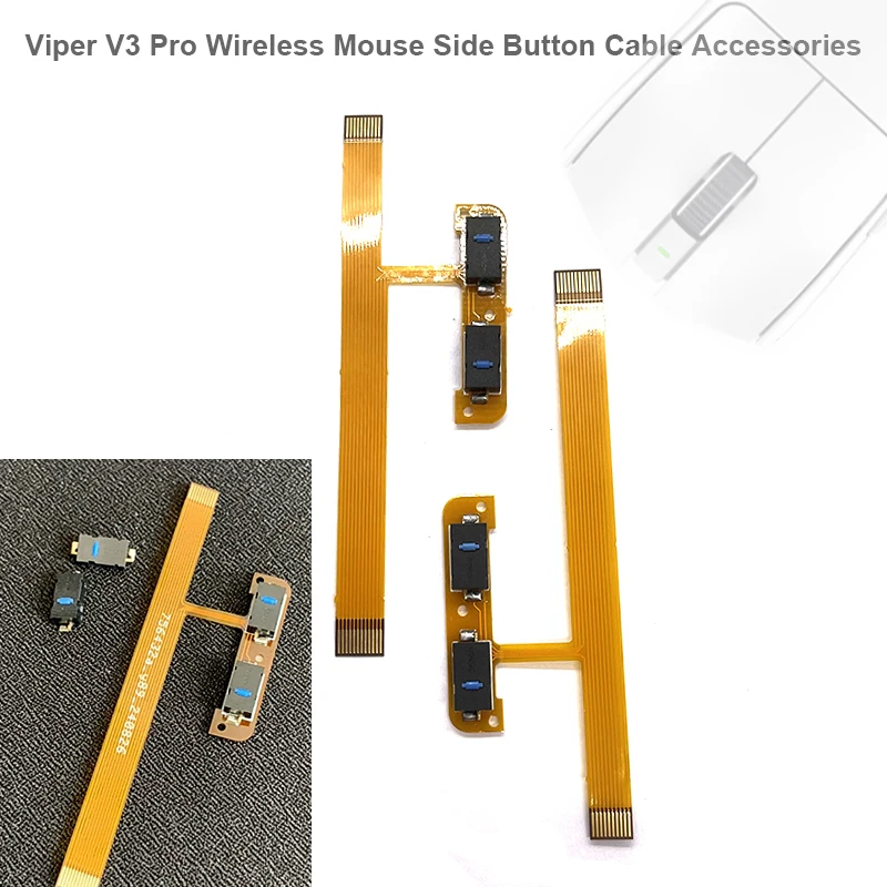 Reparación de reemplazo de cable de botón lateral de ratón inalámbrico Viper V3 pro P