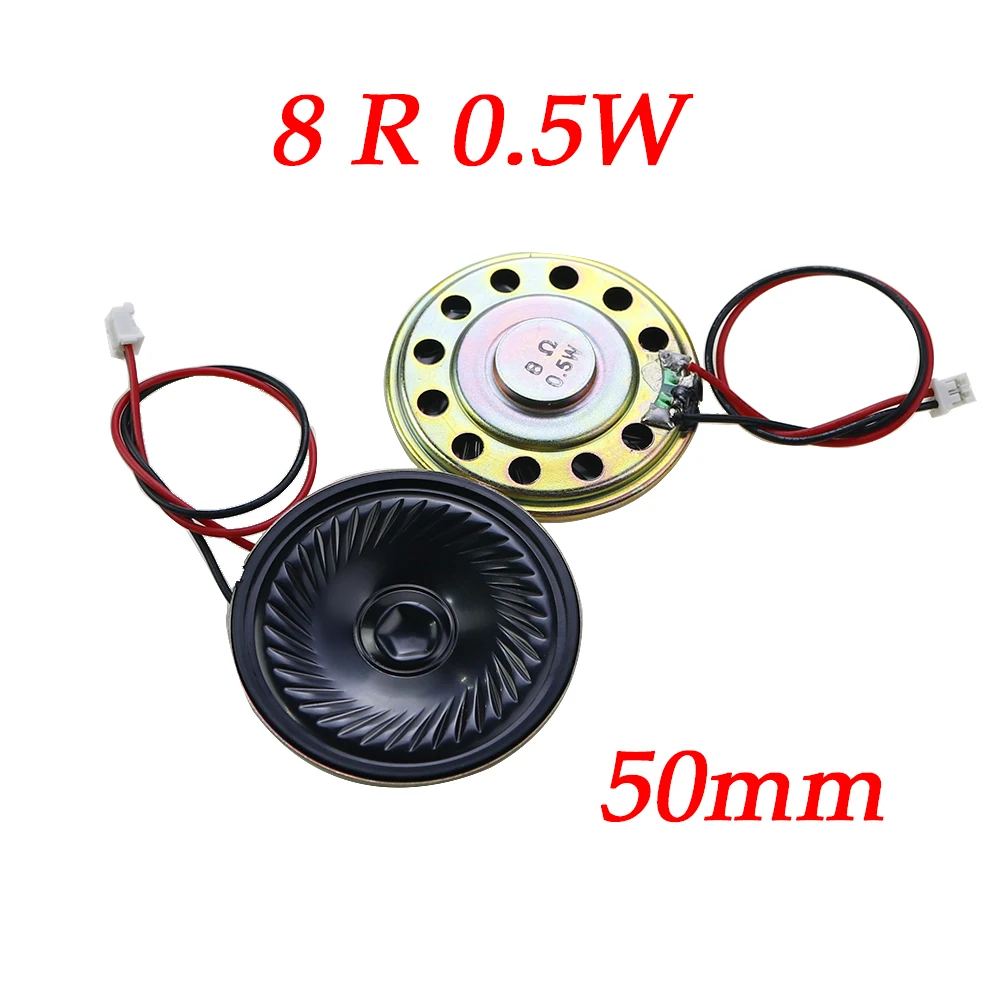 1 altavoz ultradelgado de 8 ohmios, diámetro de 0,5 vatios, 20MM, 23MM, 28MM, 30MM, 36MM, 40MM, 50MM, 57MM, con conector P2.0, longitud de cable de 15CM - imagen 3
