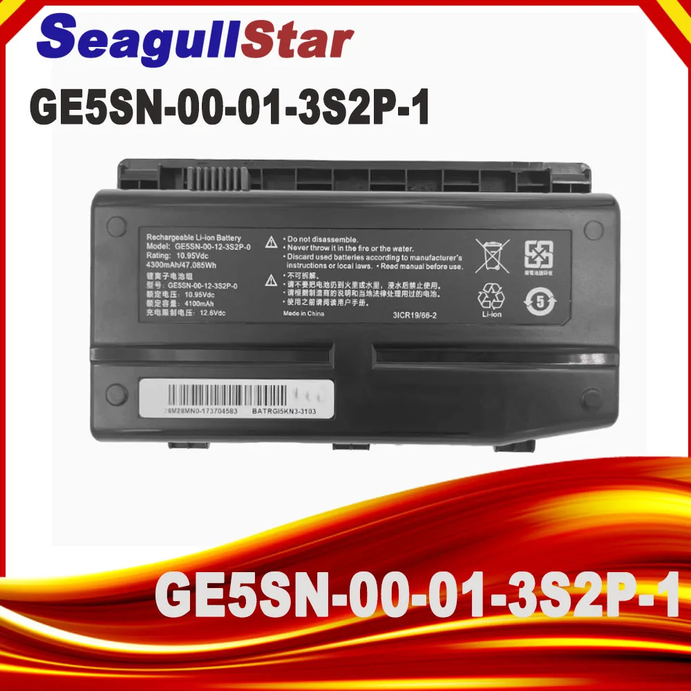 Batería para GE5SN-00-12-3S2P-0 GE5SN-00-01-3S2P-1 MR M6/HPRO X7TI GTX para MACHENIKE F117-F2k