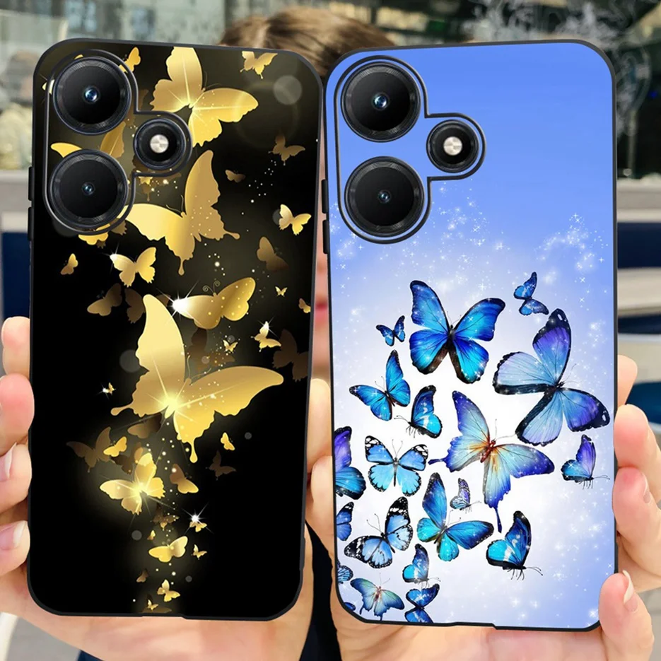 Funda de silicona suave para Infinix Hot 30i X669, carcasa trasera de TPU con Gato y Panda, para Infinix Hot 30i, Hot30i, NFC - imagen 2