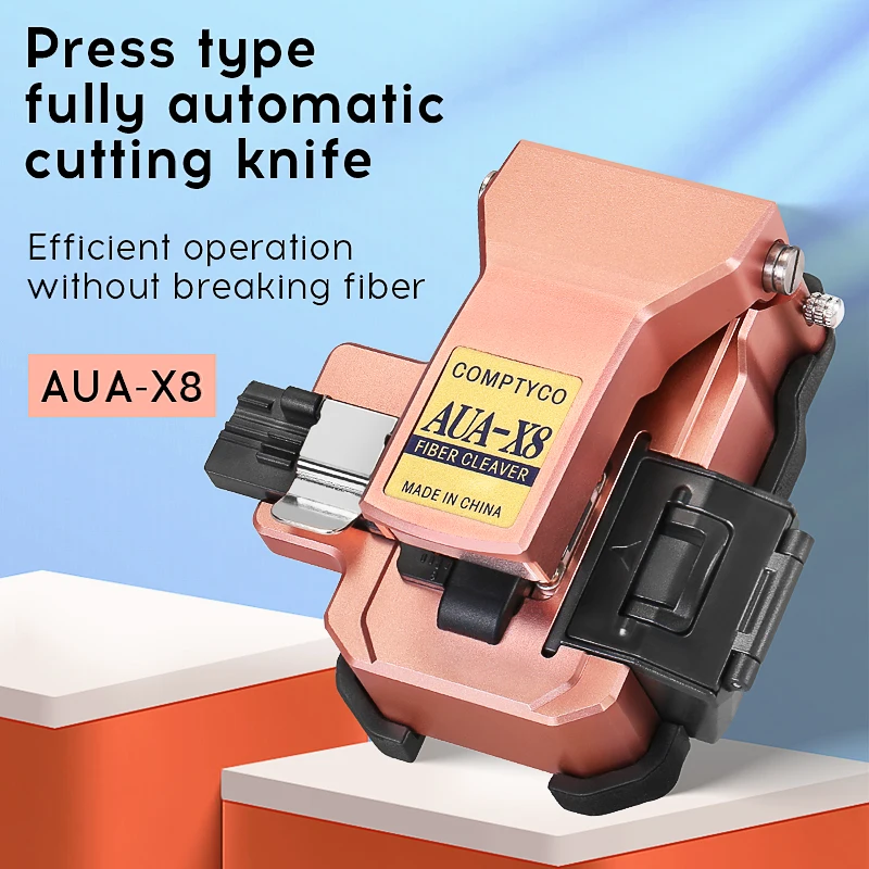 COMPTYCO AUA-X8 cuchilla de fibra óptica conexión en frío fusión empalme cuchillo de corte herramienta cortadora de Cable de fibra óptica - imagen 3