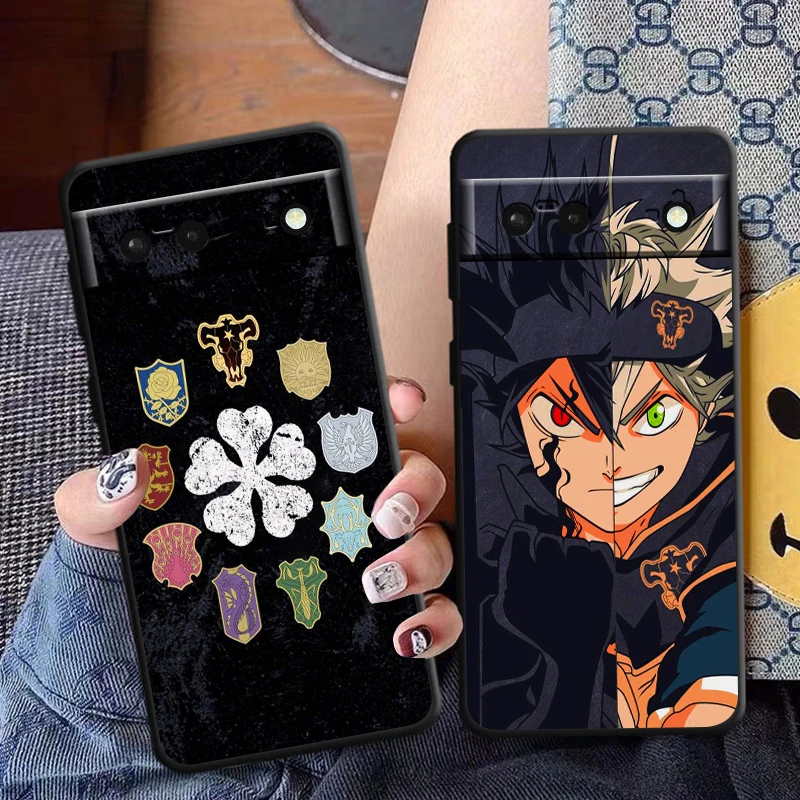 Funda de teléfono Black Clover Asta para Google Pixel 9, 8, 7 Pro, 6 Pro, 6A, 5A, 5, 4, 4A, XL, 5G - imagen 2