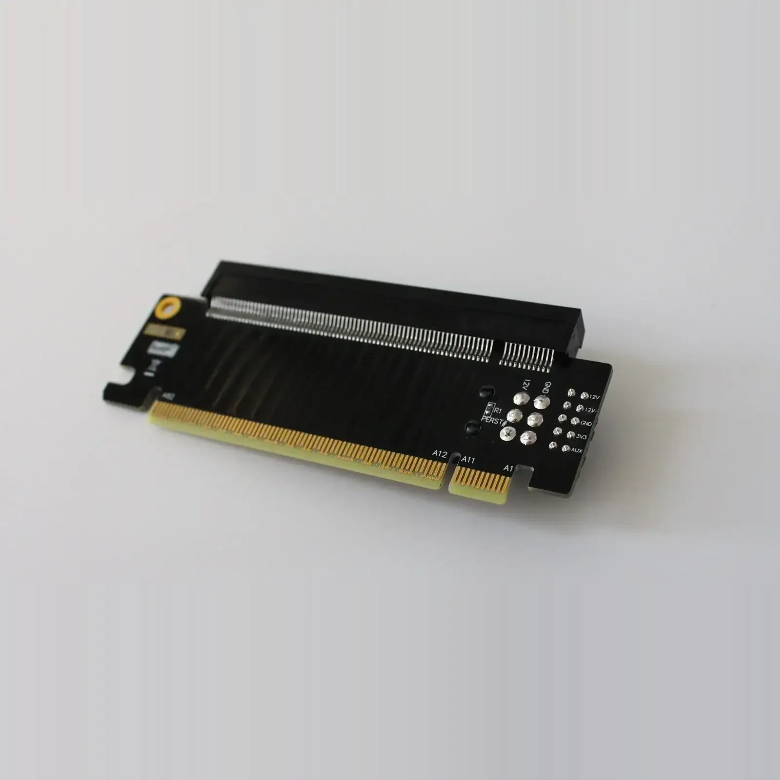PCI-E 5,0 X16 Riser tarjeta extendida placa PCB PCI Express X16 tarjeta de vídeo gráfica adaptador GPU extensor conector Gen5 servidor 1U 2U - imagen 3