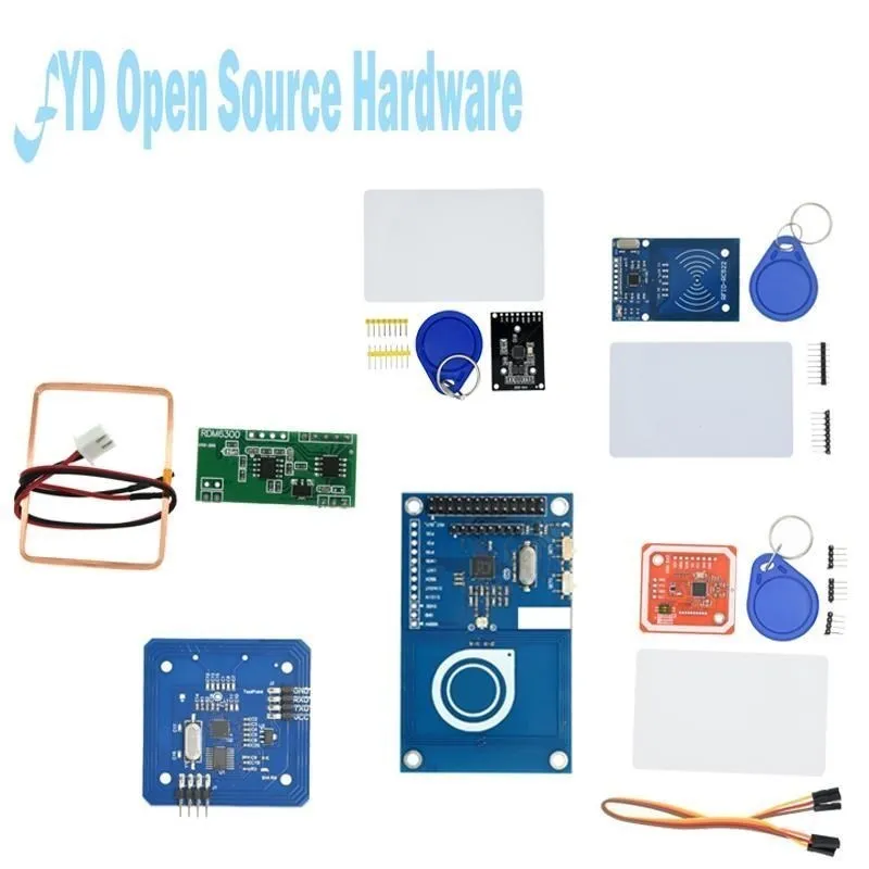 Módulo RFID RC522 MFRC-522 RDM6300, Kits S50, 13,56 Mhz, 125Khz, 6cm con etiquetas SPI, escritura y lectura para arduino uno 2560