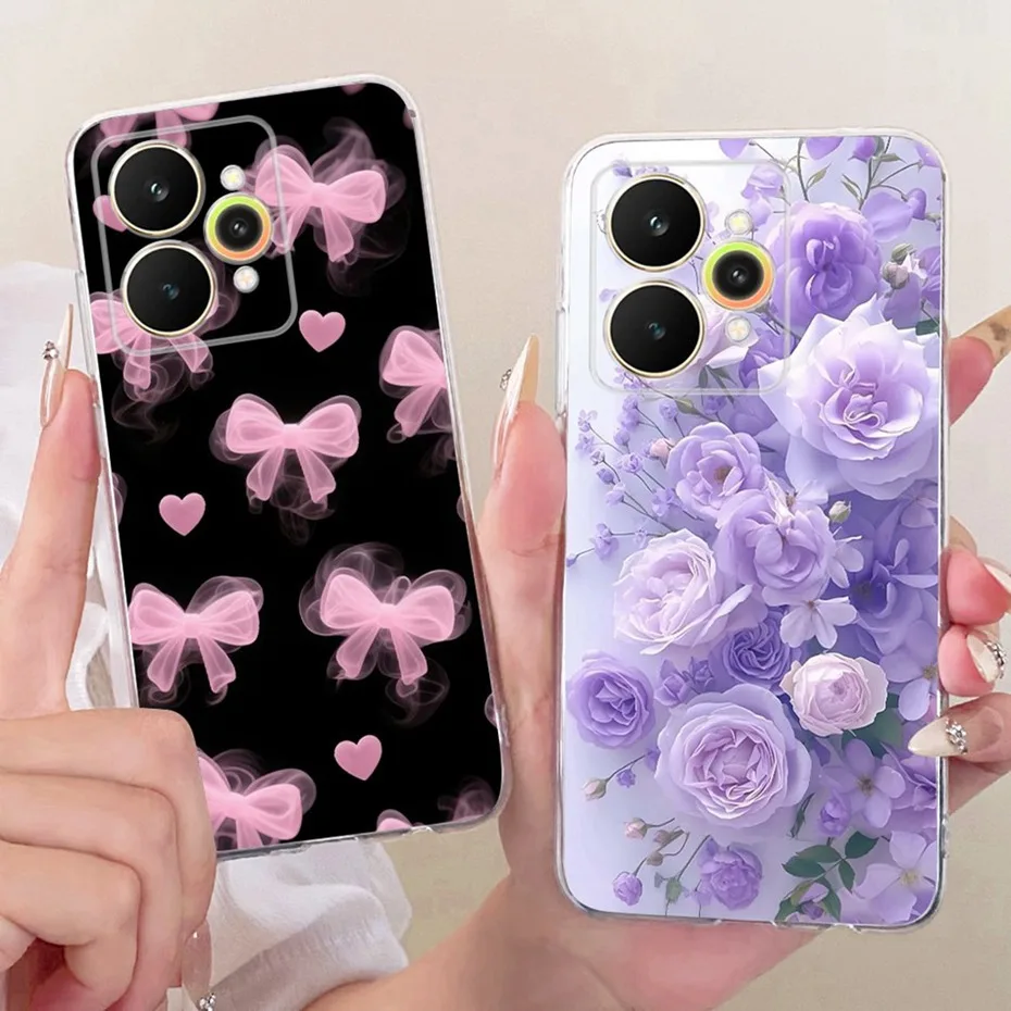 Funda de teléfono con estampado bonito 2025 para Realme 15 15Pro, fundas de silicona suave TPU para Realme15 15 Pro 5G, fundas traseras para parachoques - imagen 3
