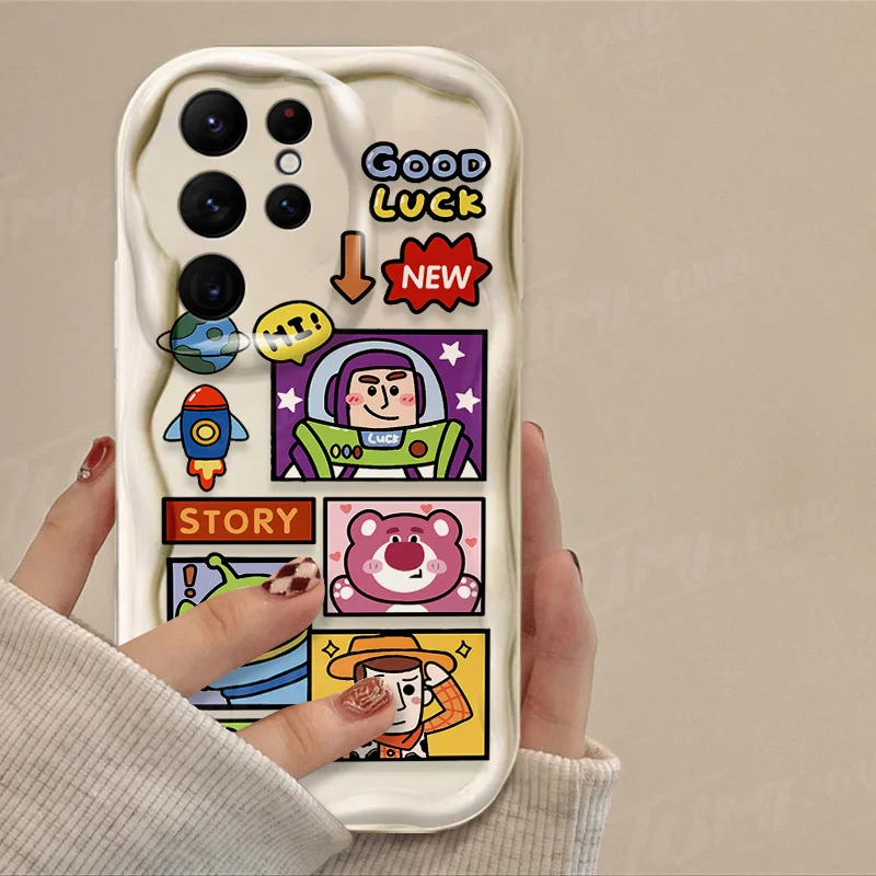 Funda de silicona de Disney Toy Story 3D Wave para Samsung Galaxy, A54, A34, A24, A14, A13, A53, A33, A73, A23, A52, A52S, A32, A22, A12, A51, A71 - imagen 3