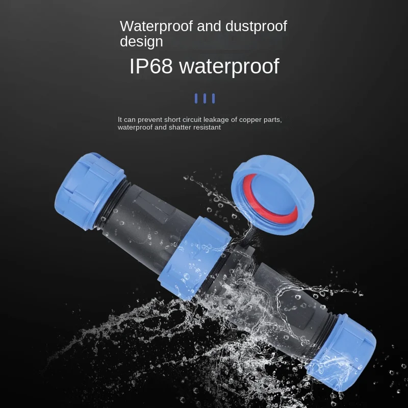 Conector Marino IP68 SP17 – 2-9 Pines Impermeable - imagen 5