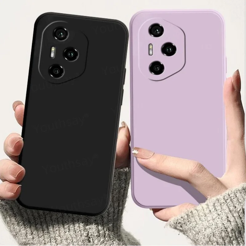 Para Honor 400 Pro funda Honor 400 Pro Fundas Coque suave Original silicona líquida protectora teléfono parachoques Honor 400 Pro - imagen 3