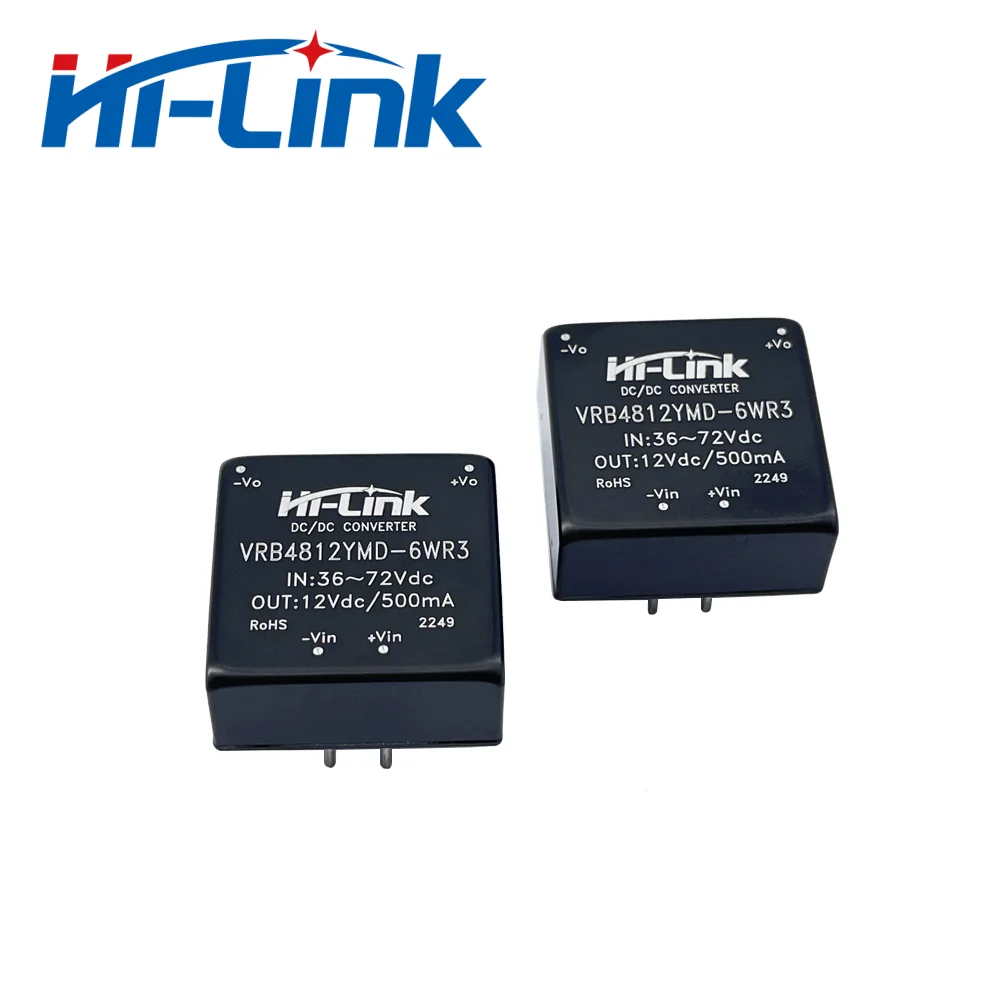 Hi-Link-módulo de fuente de alimentación de 12V, 6W, salida de 500mA, CC/CC, VRB1205YMD-6WR3, aislado, regulado, VRB1212YMD-6WR3 - imagen 3