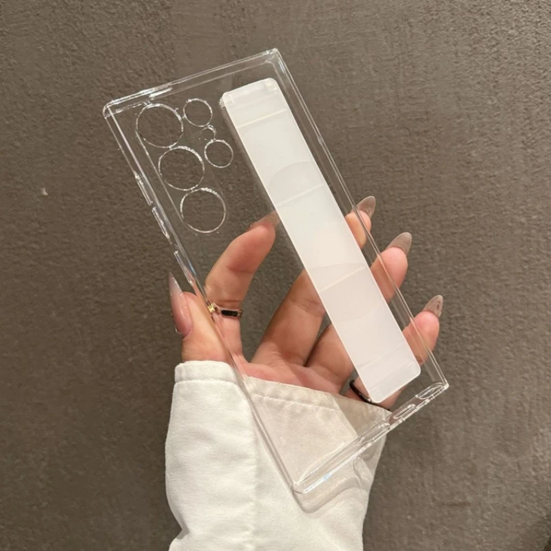 Para Samsung S24 S23 Ultra Plus funda de lujo de silicona mate pulsera protección a prueba de golpes funda trasera dura de PC para Galaxy S24Ultra - imagen 4