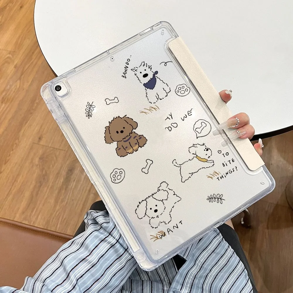 Funda con perro bonito para iPad A16 11th 2025 10th Gen 9th 8th 7th 9,7 en IPad Air 11 13 M2 M3 Pro 11 12,9 13 iPad Air 5 4 10,9 Mini 6 7