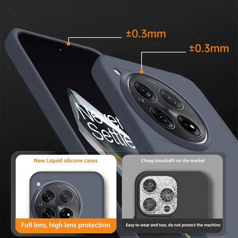 Para oneplus 13 12 12r 11 caso original líquido silicona teléfono casos para oneplus 12 13 12r Nord 4 10 pro silicona cubierta a prueba de golpes - imagen 5