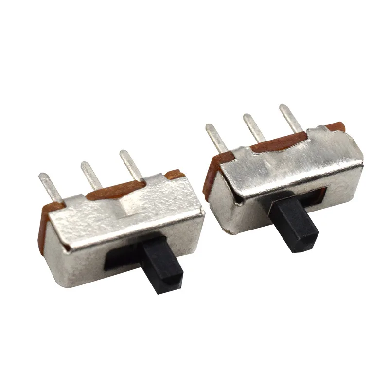 Interruptor abatible de 10 piezas, interruptor deslizante de tres pines y dos velocidades, enchufe SS12D00 vertical, mango de parche, 2/3/4/5/6mm - imagen 3