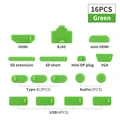 16PCS Green