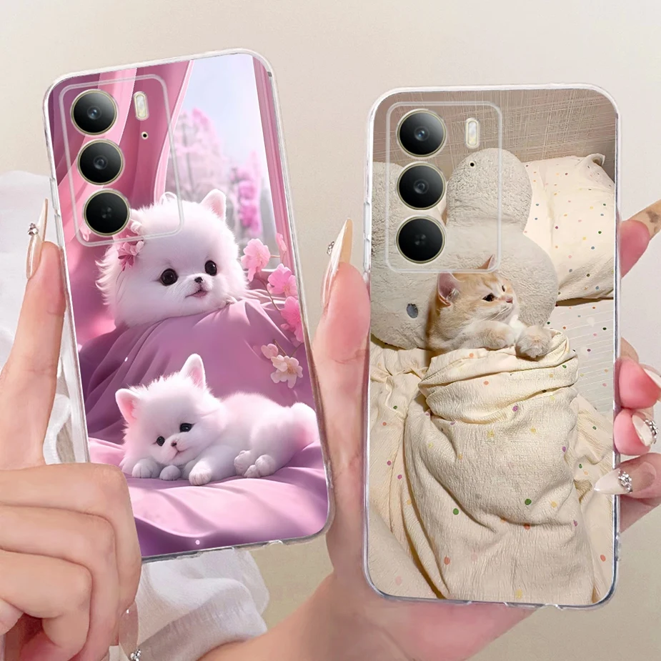 Para Realme C71 funda RMX5303 funda pintada Popular de lujo funda de teléfono delgada suave para Realme C75 C75x RealmeC71 RealmeC75 X 4G Shell - imagen 2