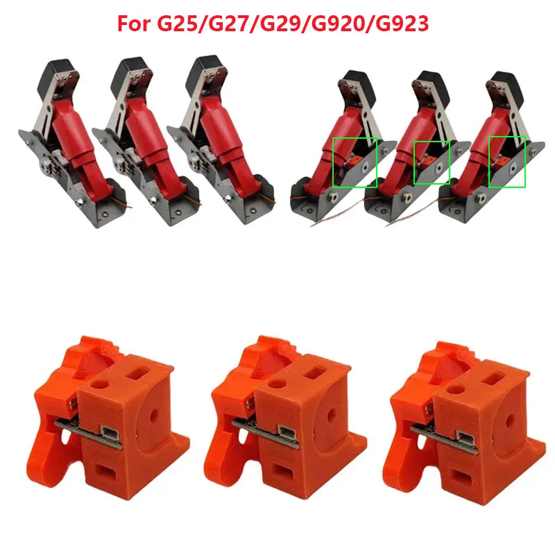 Sensor Hall SIM Racing para Logitech G923 G920 G29 G27 G25, accesorios de modificación de tres pedales, juegos de coches de carreras