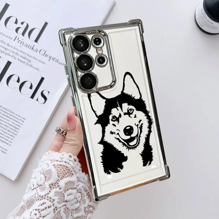 Funda de teléfono suave para Samsung Galaxy S21FE S24 S25 Ultra s23ultra S25 Plus S22 Ultra S20 FE S23 s24fe Note 20 Ultra Wolf - imagen 5