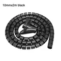 10 mm x 2 m negro