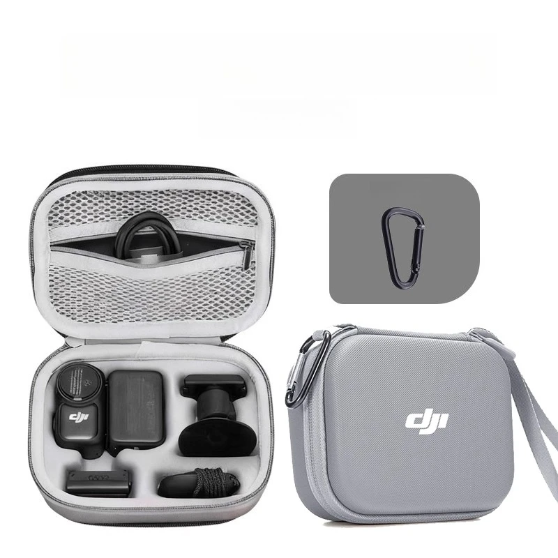 Bolsa de almacenamiento para cámara Osmo Nano, bolsa de almacenamiento portátil impermeable de PU personalizada, accesorios de viaje, bolsa protectora de regalo - imagen 4