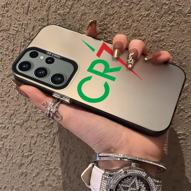 CR7 funda esmerilada para Samsung Galaxy A36 A35 A34 A32 A30 A26 A25 A24 A23 A22 5G 4G A20 A16 A15 A14 A13 A12 cubierta dura acrílica - imagen 3