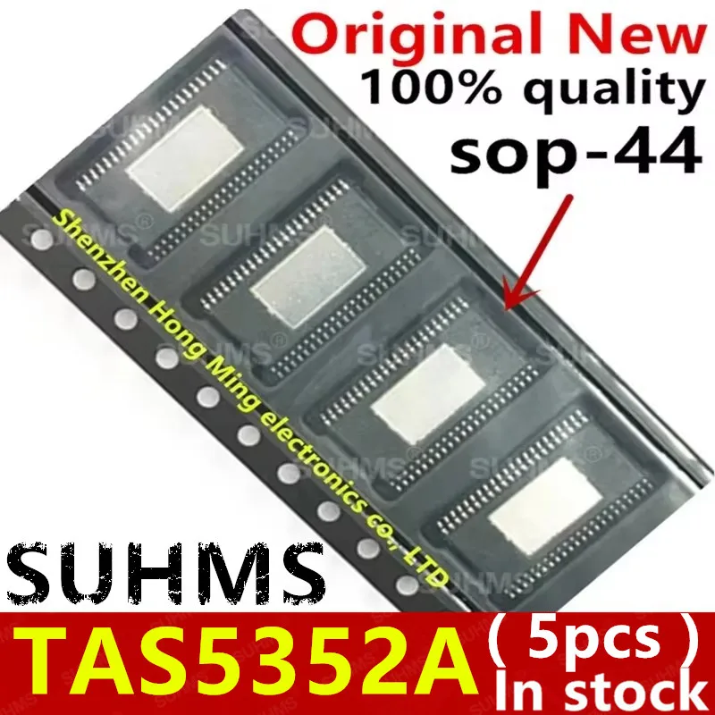 (5 piezas) 100% nuevo conjunto de chips TAS5352A TAS5352ADDVR sop-44