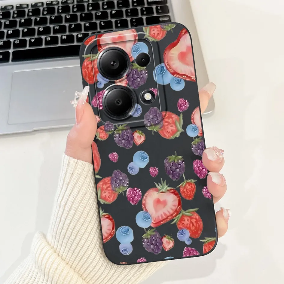 Funda para Xiaomi Redmi Note 13, Funda Note13 Pro, nueva Funda Popular de silicona suave de mármol mate para Redmi Note 13 Pro 4G - imagen 3