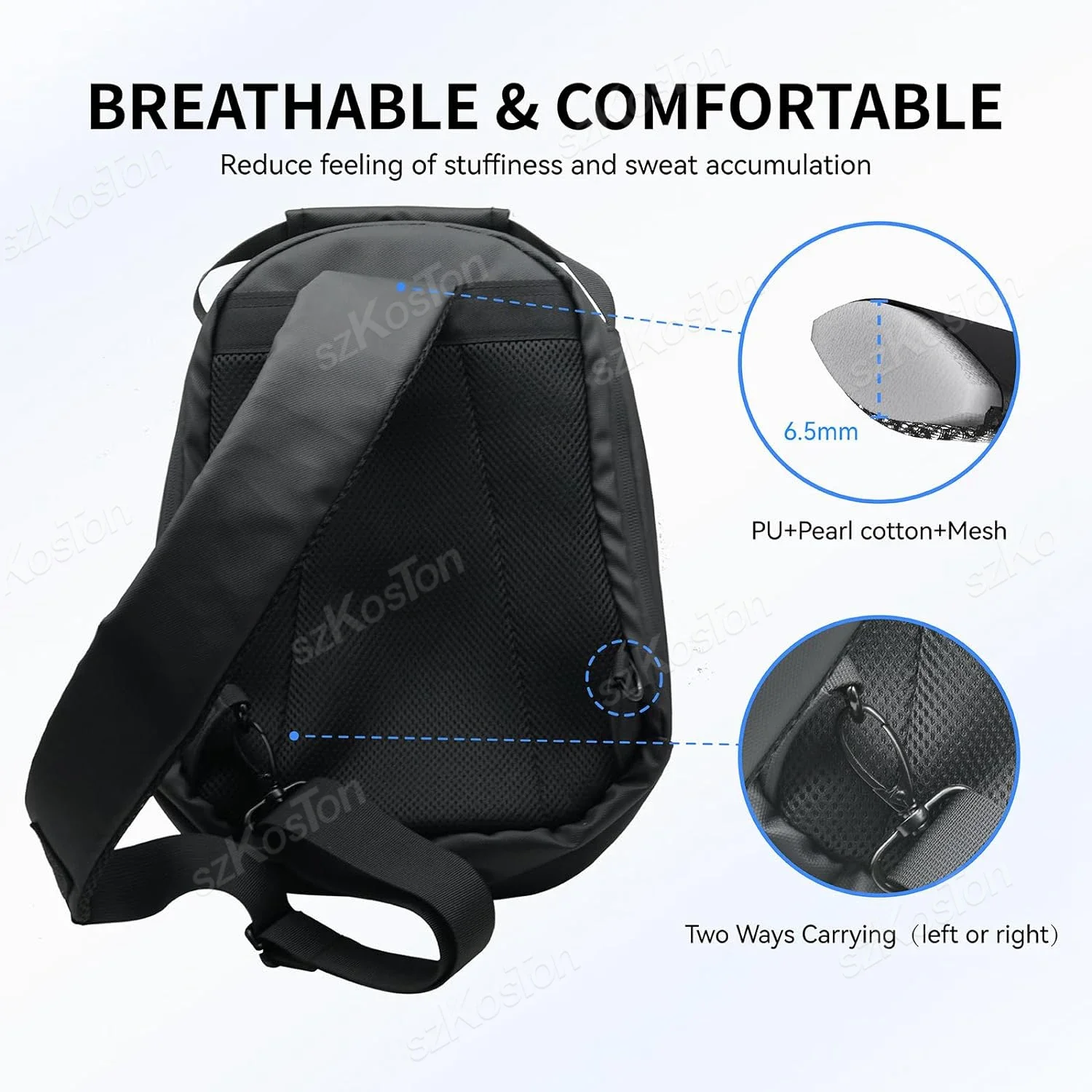 Estuche de transporte VR para Meta Quest 3, bolsa de almacenamiento de viaje, mochila cruzada para Quest 3S Quest 2 Pico 4, accesorios para auriculares VR - imagen 5