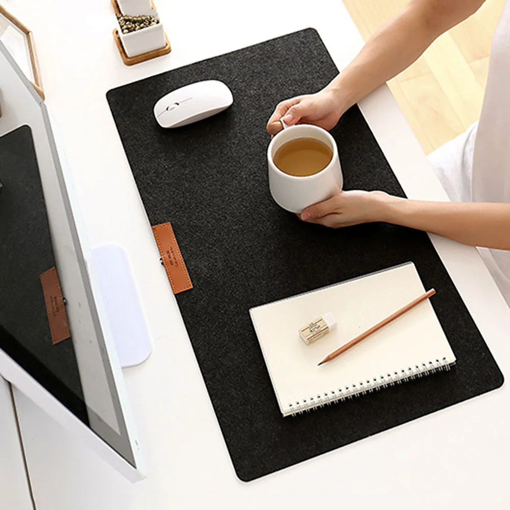 Alfombrilla de ratón para ordenador, mesa de oficina sencilla y cálida, teclado de escritorio, alfombrilla para ratón de juego - imagen 3