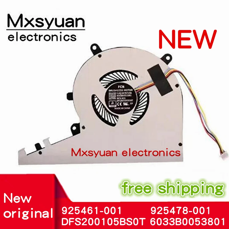 1 unids/lote 100% nuevo ordenador portátil original baru untuk HP Envy 17-AE AE 17-AE143NG 4 pines 925461 -001 925478 -001 DFS 200105 BS0T 6033B 0053801