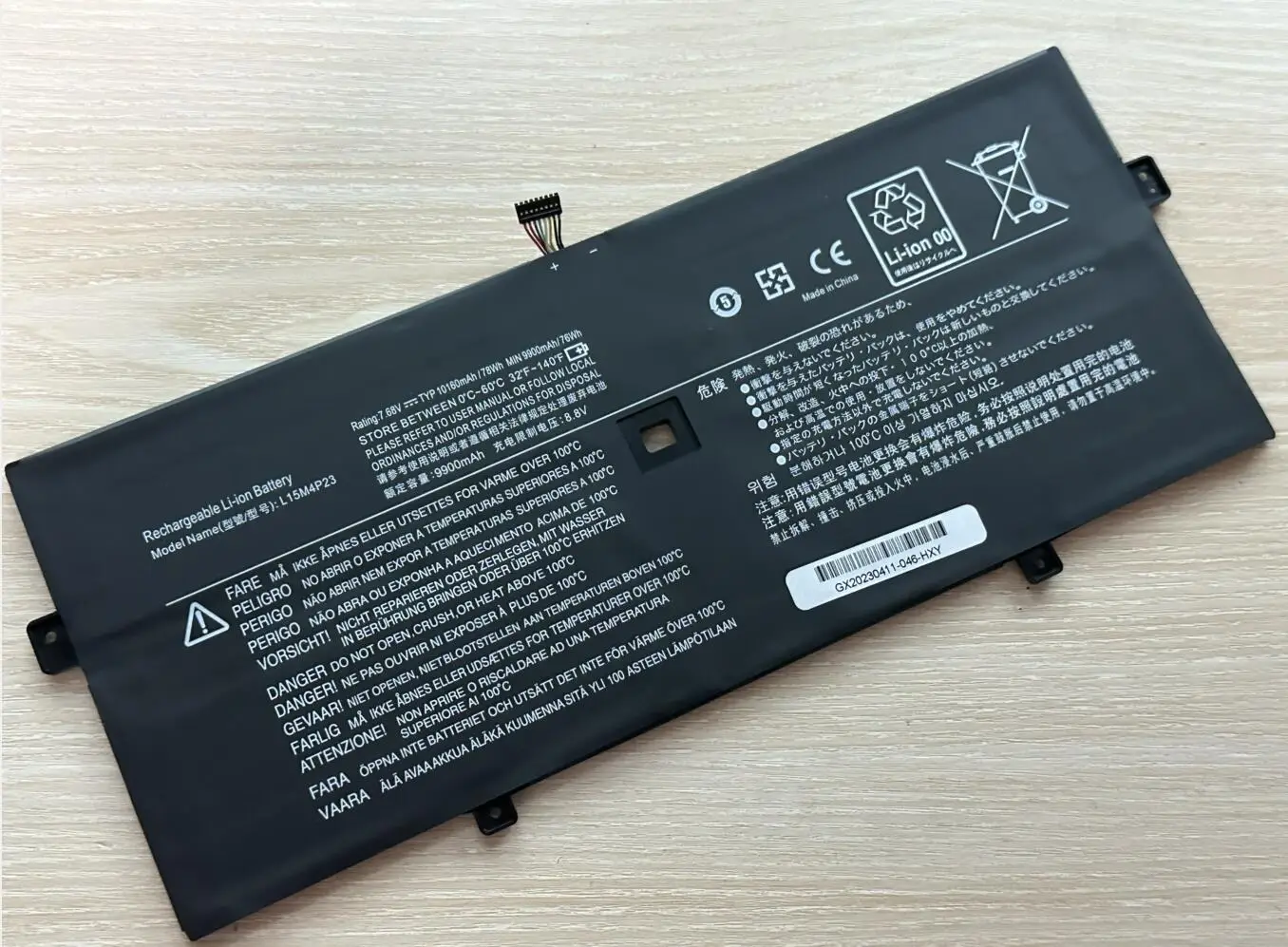 SeagullStar L15M4P23 L15M4P21 L15C4P22 Batería para Lenovo Yoga 910-13IKB Yoga 5 78WH - imagen 3