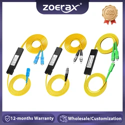 ZoeRax Divisor Fibra Óptica FTTH 1x2 SC/APC – FC/UPC
