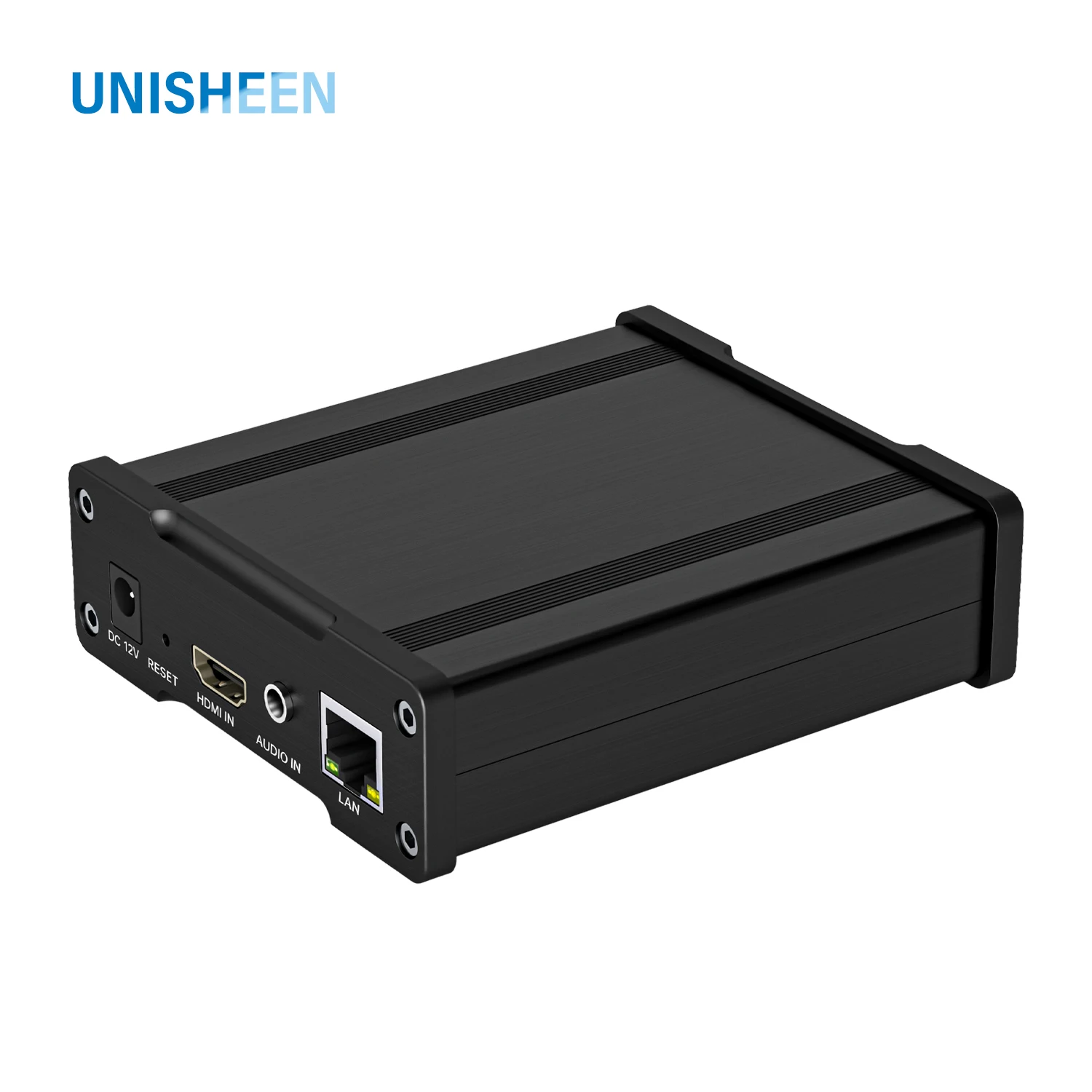UNISHEEN Venta caliente de baja latencia Vmix 1080p H.265 264 transmisión en vivo SRT RTSP HDMI a IP vídeo NDI HX codificador - imagen 3