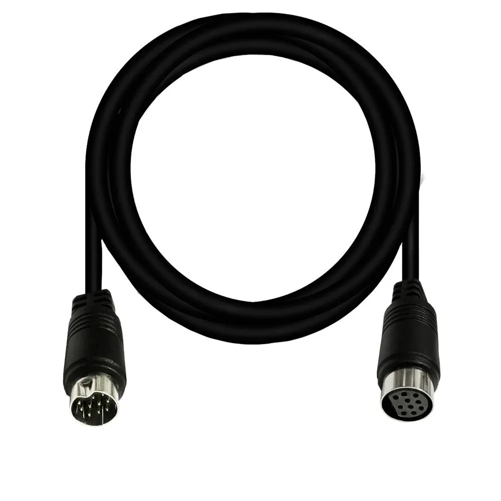 Mini-DIN Cable de audio macho a hembra de 10 pines para receptor de TV Monitor Proyector Receptor de audio y vídeo, etc. - imagen 5