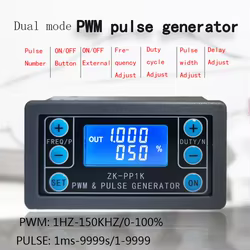 ZK-PP1K/PP2K Generador PWM Dual – Ajuste de frecuencia