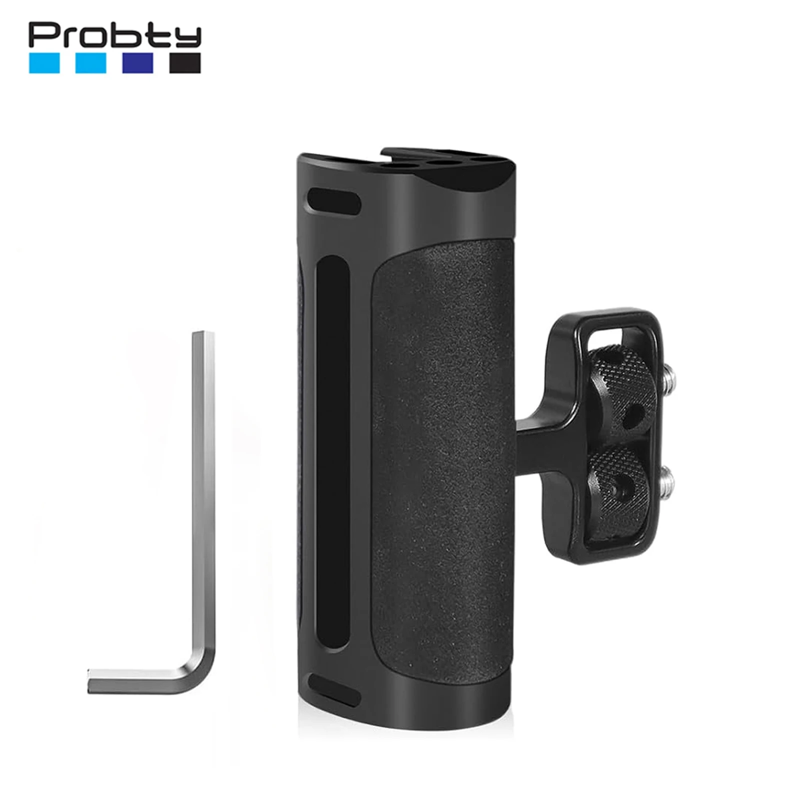 Probty-jaula Universal para cámara, mango lateral izquierdo/derecho para cámara Digital sin espejo, cámara DSLR, jaula para cámara pequeña, llave integrada