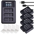 4 Battery 1 Charger