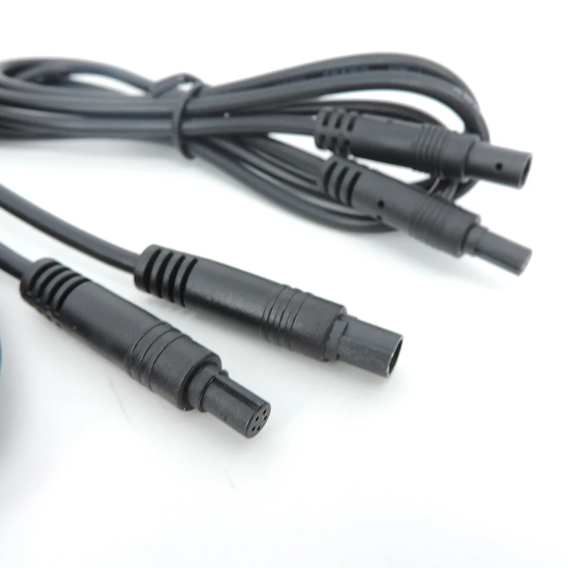 Cable macho a hembra para cámara de visión trasera de coche, Conector de extensión de 1m, 2m, 3m, 5 pines, Monitor HD, k - imagen 5