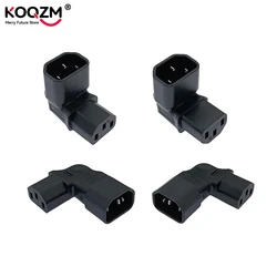 Conector IEC 320 C14 10A 3 Pines Macho Hembra – Montaje Pared 90°