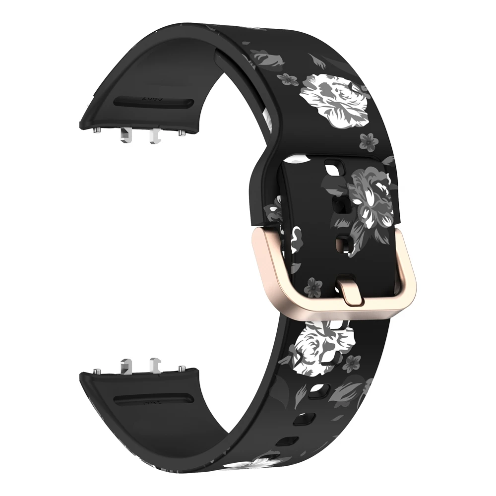 Correa de silicona con estampado de animales y flores para Samsung Galaxy Watch Fit 3, pulsera para Galaxy FIT3 SM-R390 - imagen 4