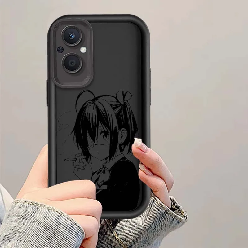 Funda de moda de Anime Rikka Takanashi adecuada para OPPO Reno10 Reno8 Reno7 Reno6 Reno5 T Z Lite Pro Plus 5G funda de teléfono con escalera ocular - imagen 3