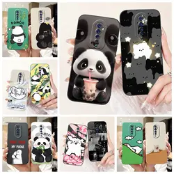 Funda Oppo Reno2F Panda – silicona suave con dibujo animado
