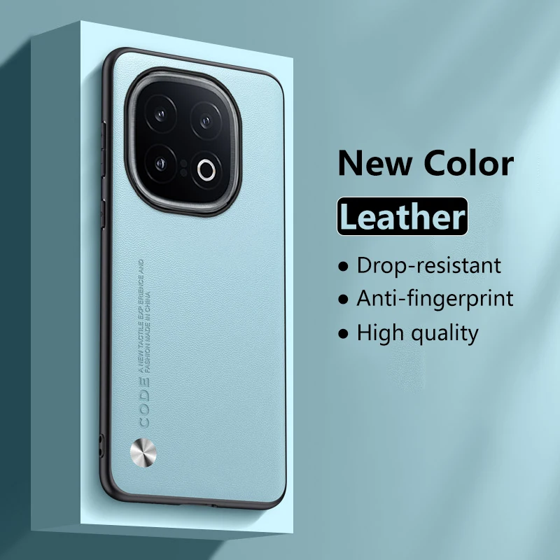 Funda para vivo iQOO 13 5G iQ00 13 cuero fibra de carbono protección de silicona dura a prueba de golpes funda de teléfono vivoiQOO13 V2408A Shell - imagen 2