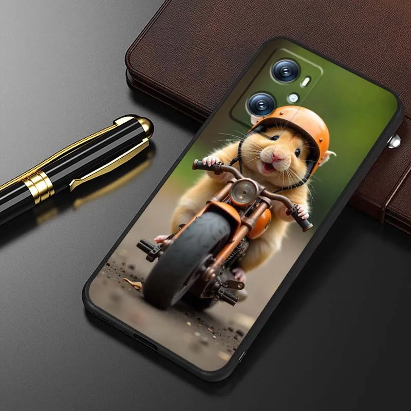 Lindo capibara arte Popular para Xiaomi Redmi 12 13C 12C 13 10C 9T A2 9A 9C 7A Note 10S 8T 10 9 8 Pro 4G 5G funda de teléfono negra - imagen 3